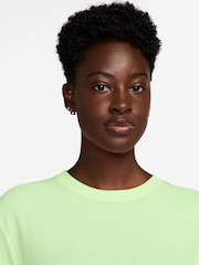 Nike Lime Green Dri-Fit One Relaxed Short Sleeve Top - Image 3 of 3