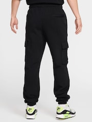 Nike Black Club Fleece Cargo Joggers - Image 2 of 7