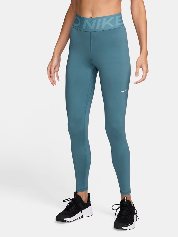 Nike Smokey Blue Pro Sculpt Dri-FIT High-Waisted Leggings - Image 1 of 3