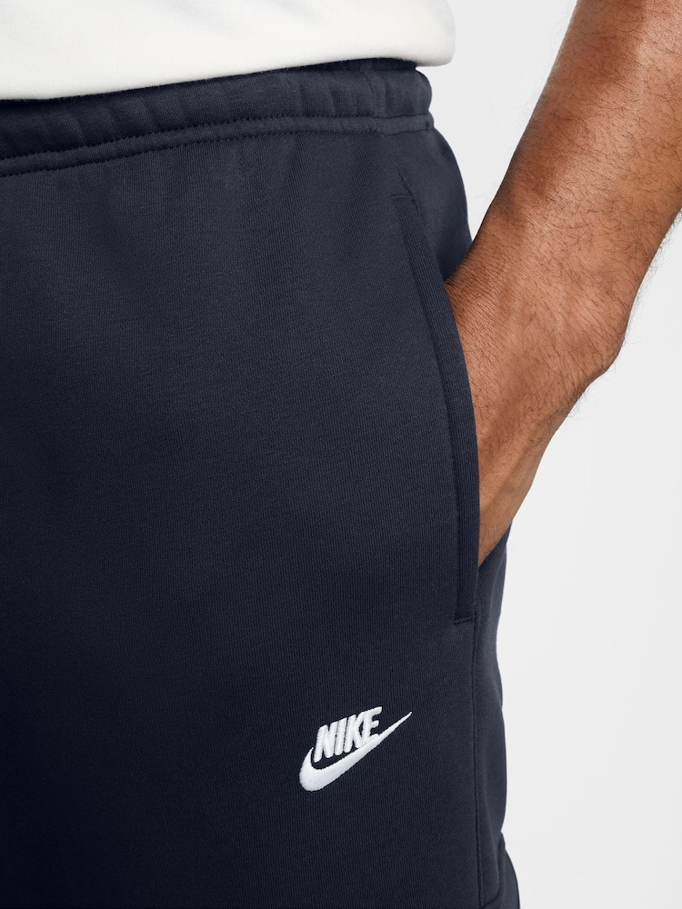 Nike Obsidian Navy Club Fleece Cargo Joggers - Image 3 of 3 Nike Obsidian Navy Club Fleece Cargo Joggers - Image 3 of 3