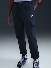 Marine d'Obsidienne - Pantalon de jogging cargo en polaire Nike Club - Image 6 de 7