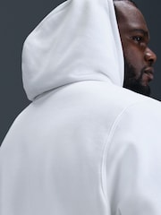 Nike White Club Pull Over Hoodie - Image 7 of 10
