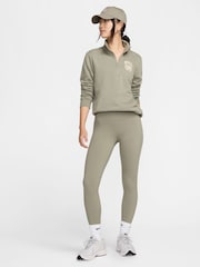Nike Light Khaki One High Waisted 7/8 Leggings - Image 7 of 7