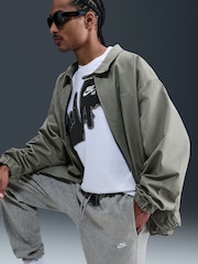 Dunkelgrau meliert - Nike Club Fleece Jogginghose mit Bündchen - Bild 6 von 10