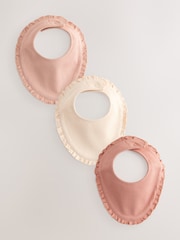 Pink Baby Bibs 3 Pack - Image 1 of 6