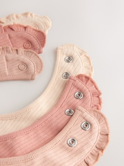 Pink Baby Bibs 3 Pack - Image 5 of 6