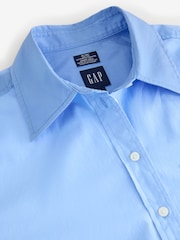 Azul - Camisa grande de popelina de Gap - Imagen 3 de 4