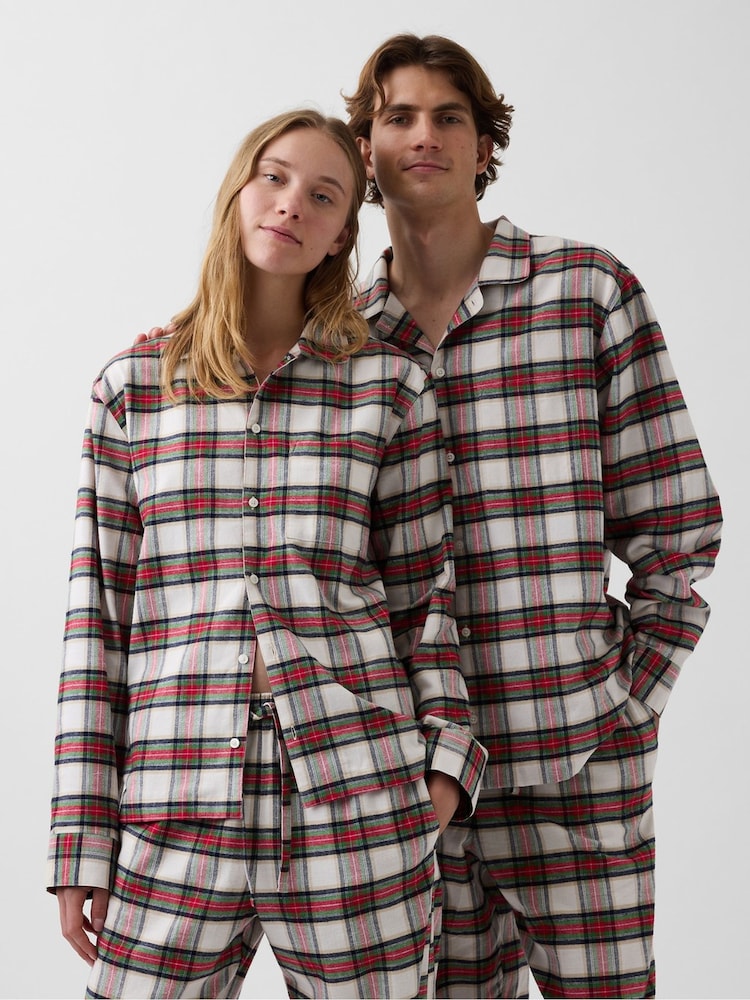 Tartan, Rot - Gap Softest Flannel Pyjamas Top - Bild 1 von 6
