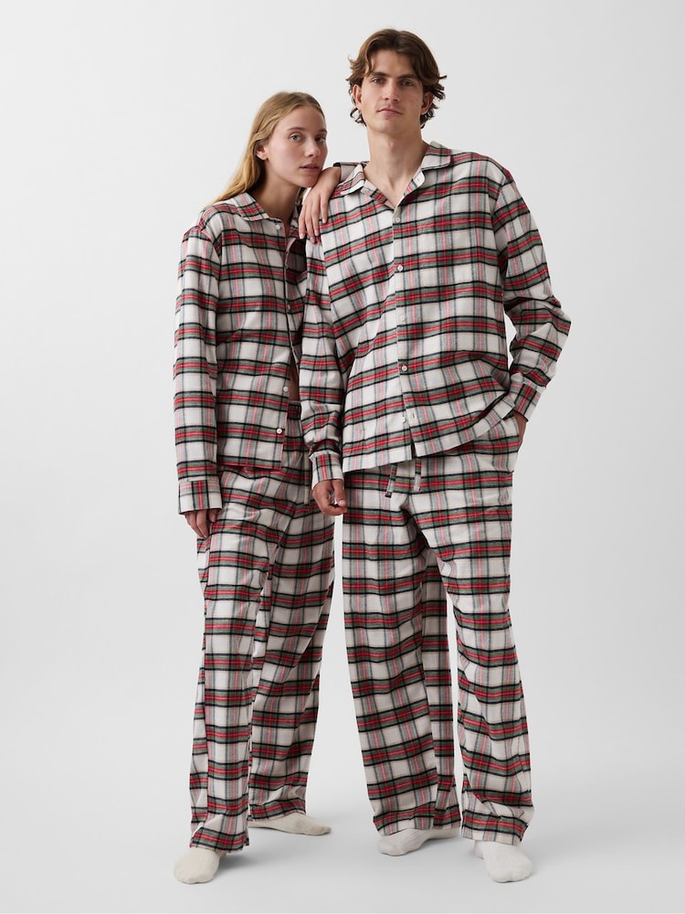 Tartan, Rot - Gap Softest Flannel Pyjamas Top - Bild 2 von 6