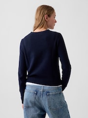 Gap Navy CashSoft Crew Jumper - Image 2 of 4