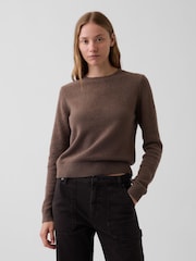 Braun - Gap CashSoft Crew Jumper - Bild 1 von 4