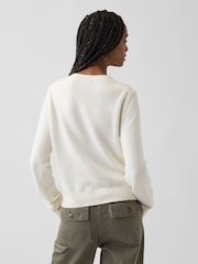Gap Cream CashSoft Crew Jumper - Image 2 of 4