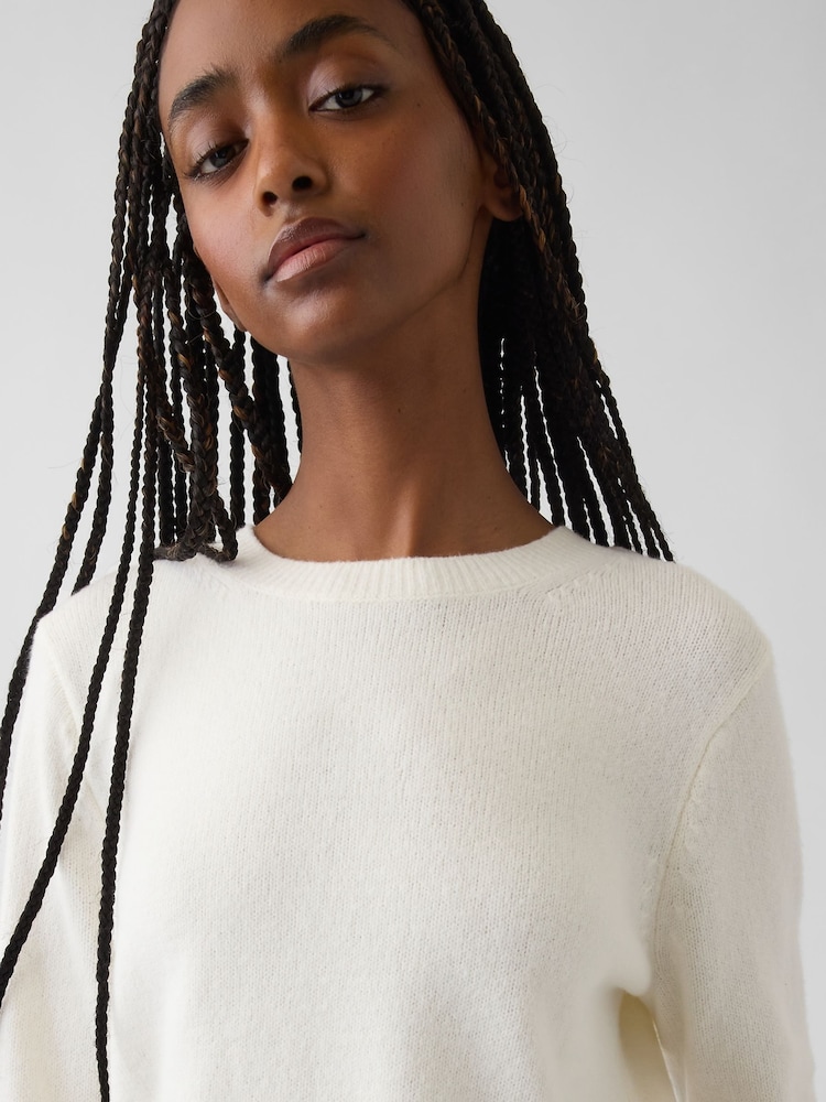 Gap Cream CashSoft Crew Jumper - Image 4 of 4 Gap Cream CashSoft Crew Jumper - Image 4 of 4