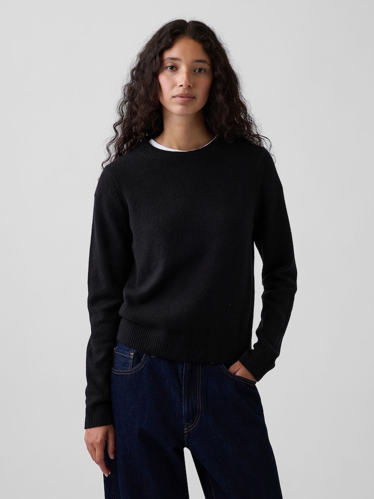 Schwarz - Gap CashSoft Crew Jumper - Bild 1 von 4