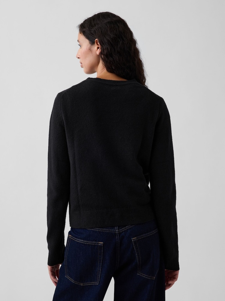 Schwarz - Gap CashSoft Crew Jumper - Bild 2 von 4