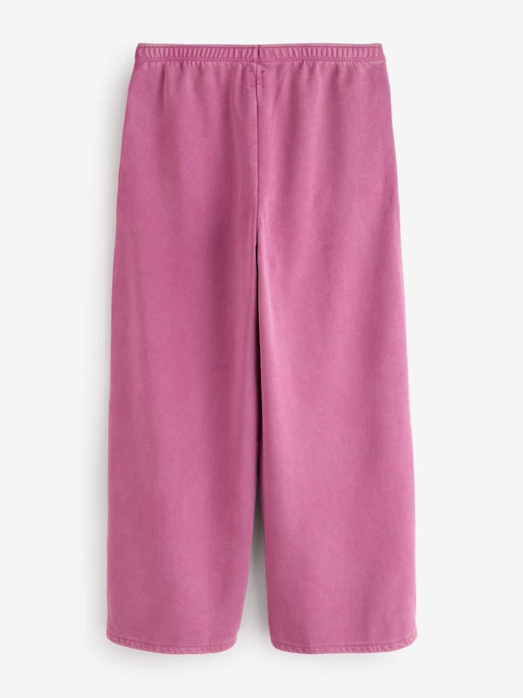 Plommonrosa - Gap Vintage Soft Baggy Breda ben Mjukisbyxor - Bild 2 av 4