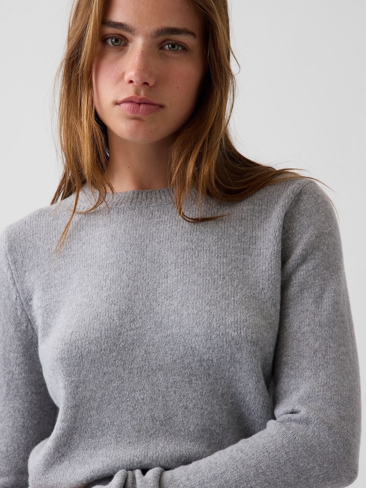 Grau - Gap CashSoft Crew Jumper - Bild 4 von 4