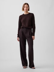 Dunkelbraun - Gap CashSoft Crew Jumper - Bild 3 von 4