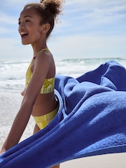 Olive Green Woodblock Triangle Bikini (8-16yrs) - Image 2 of 8