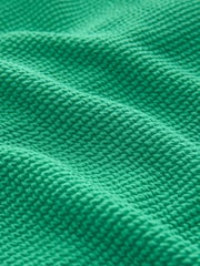 Green Long Sleeve Textured Swimsuit (3-16yrs) - Image 8 of 8