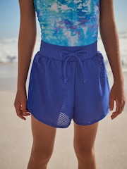 Cobalt Blue 2-in-1 Beach Shorts (3-16yrs) - Image 1 of 8
