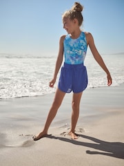 Cobalt Blue 2-in-1 Beach Shorts (3-16yrs) - Image 2 of 8