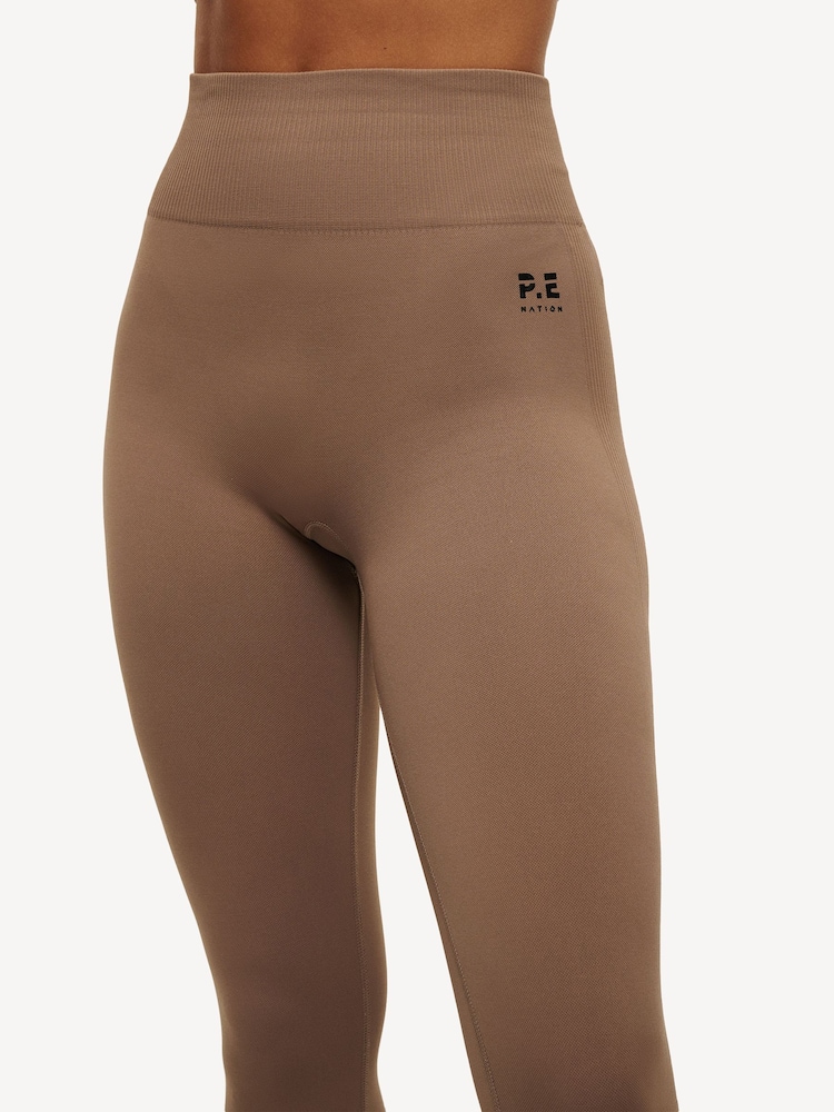 P.E Nation Brown Restore Seamless Leggings - Image 5 of 5