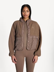 P.E Nation Brown Technique Quilt Jacket - Image 1 of 6