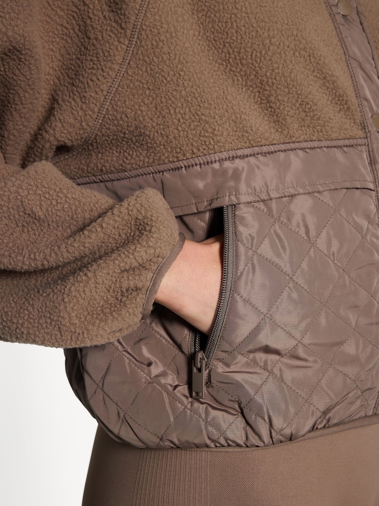 P.E Nation Brown Technique Quilt Jacket - Image 6 of 6