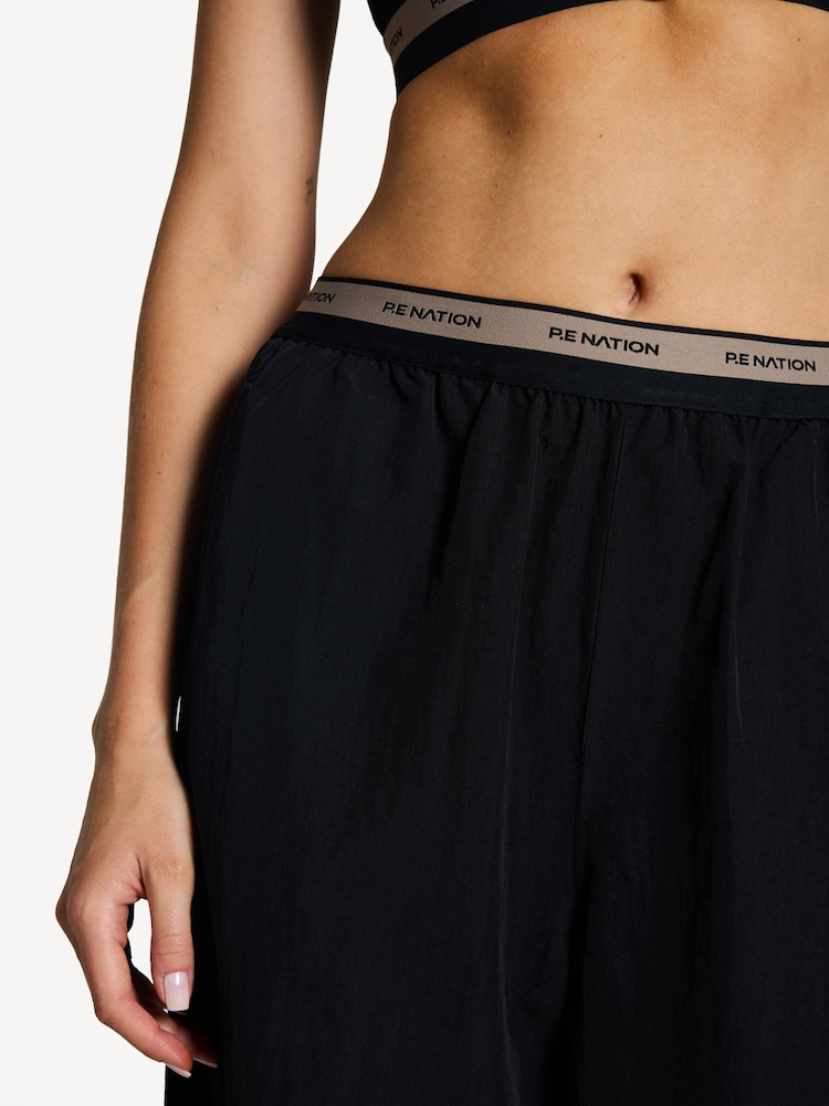 P.E Nation Black Avant Lightweight Trousers - Image 6 of 6