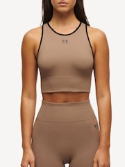 P.E Nation Brown Restore Seamless Tank Top - Image 5 of 6