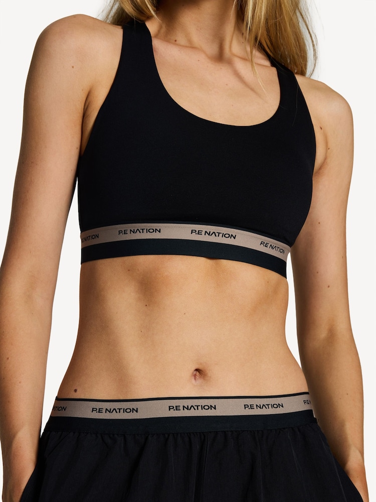 P.E Nation Black Avant Sports Bra - Image 4 of 4 P.E Nation Black Avant Sports Bra - Image 4 of 4