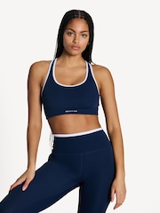 P.E Nation Navy Stellar Sports Bra - Image 1 of 6
