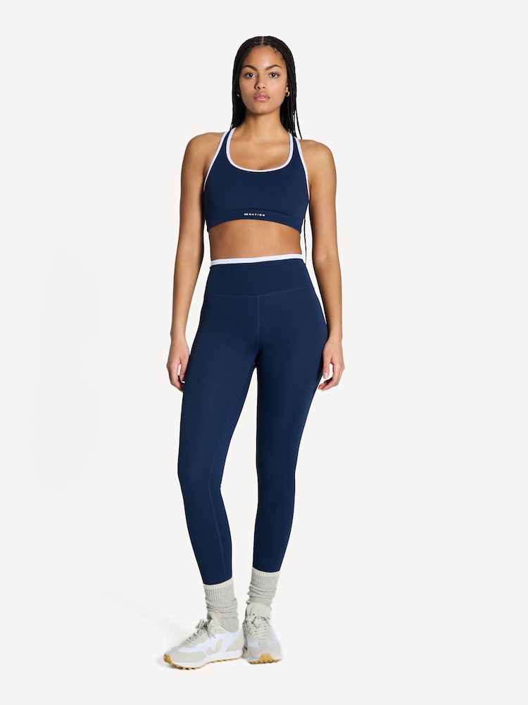 P.E Nation Navy Stellar Sports Bra - Image 6 of 6
