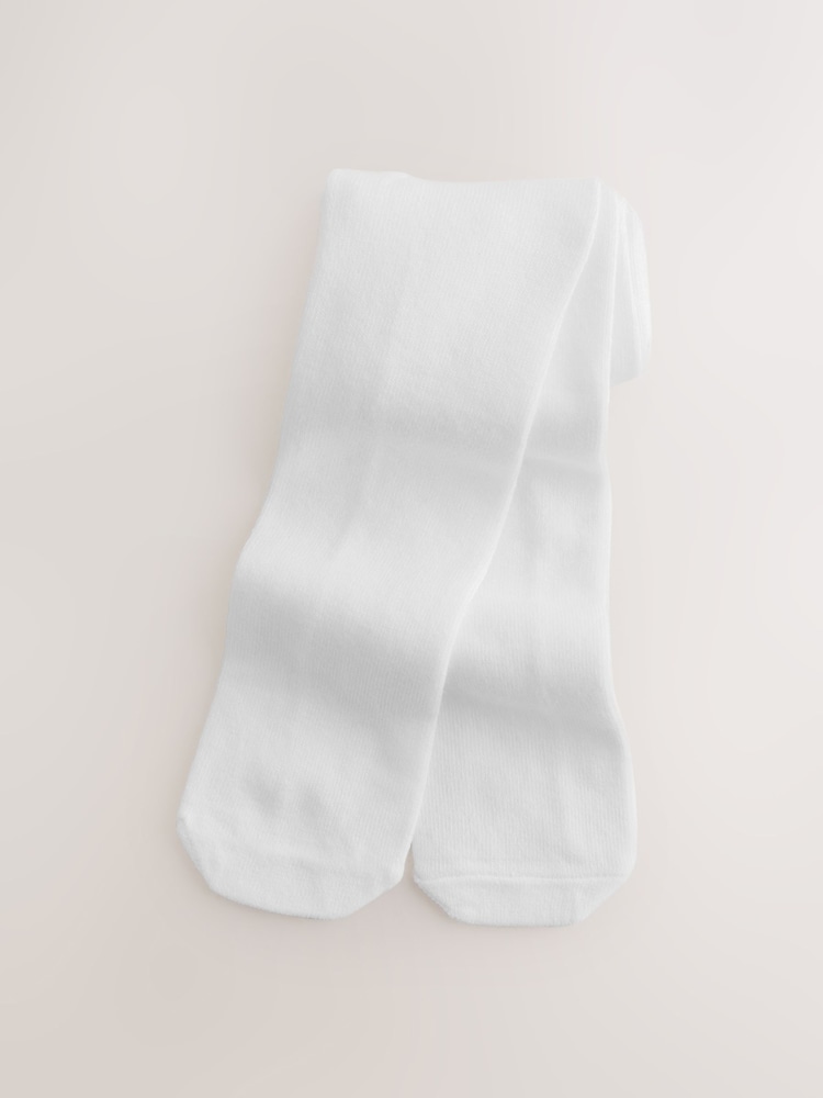 White Baby Single Tights (0mths-2yrs) - Image 1 of 3