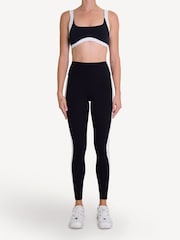 P.E Nation Black Vivid Sports Bra - Image 1 of 5