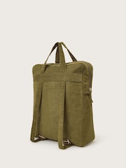 Monsoon Green Beth Embroidered Corduroy Backpack - Image 2 of 4
