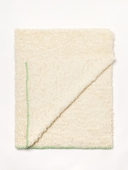 Oliver Bonas Cream Vivo Boucle Throw - Image 1 of 5