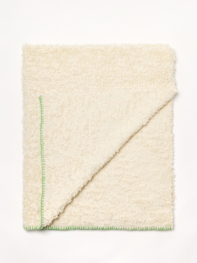 Oliver Bonas Cream Vivo Boucle Throw - Image 1 of 5