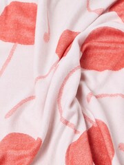 Oliver Bonas Red Cherries Jacquard Throw - Image 3 of 5