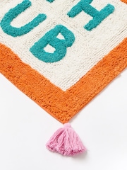 Oliver Bonas Orange Bath Club Bath Mat - Image 3 of 4