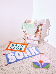 Oliver Bonas Orange Bath Club Bath Mat - Image 4 of 4