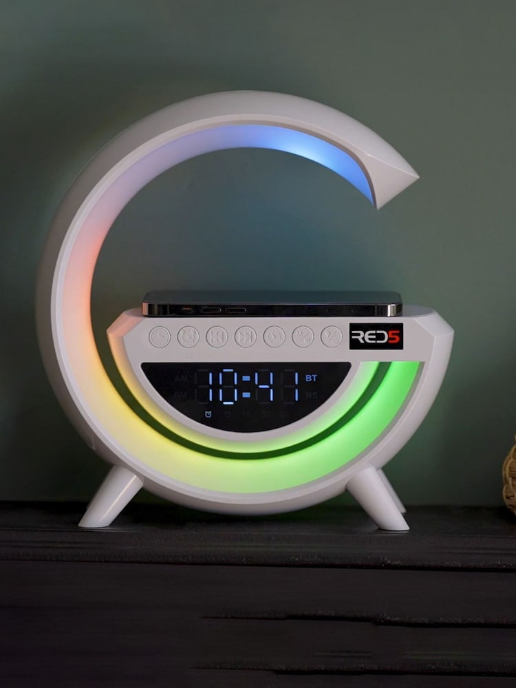 MenKind Light Up Wireless Alarm Clock Speaker - Image 1 of 5
