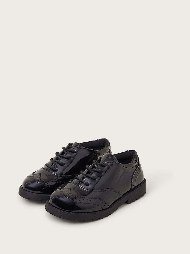 Monsoon Black Patent Brogues - Image 1 of 3