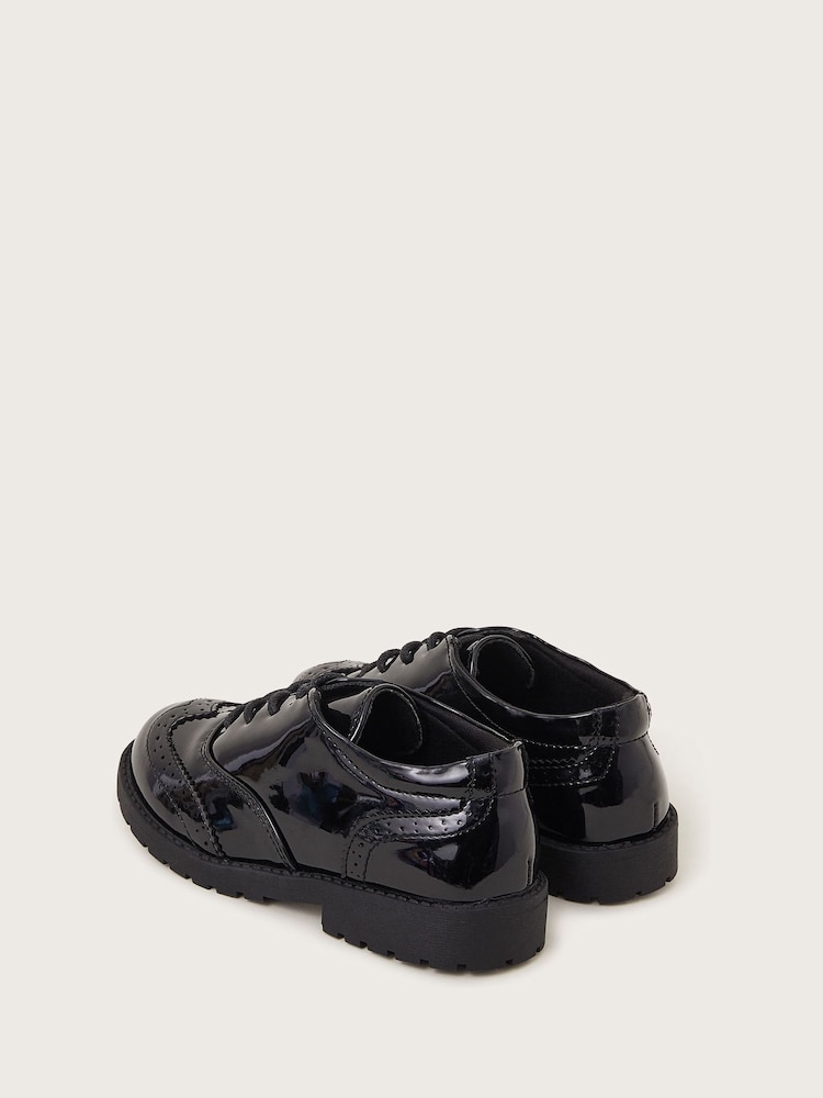 Monsoon Black Patent Brogues - Image 3 of 3
