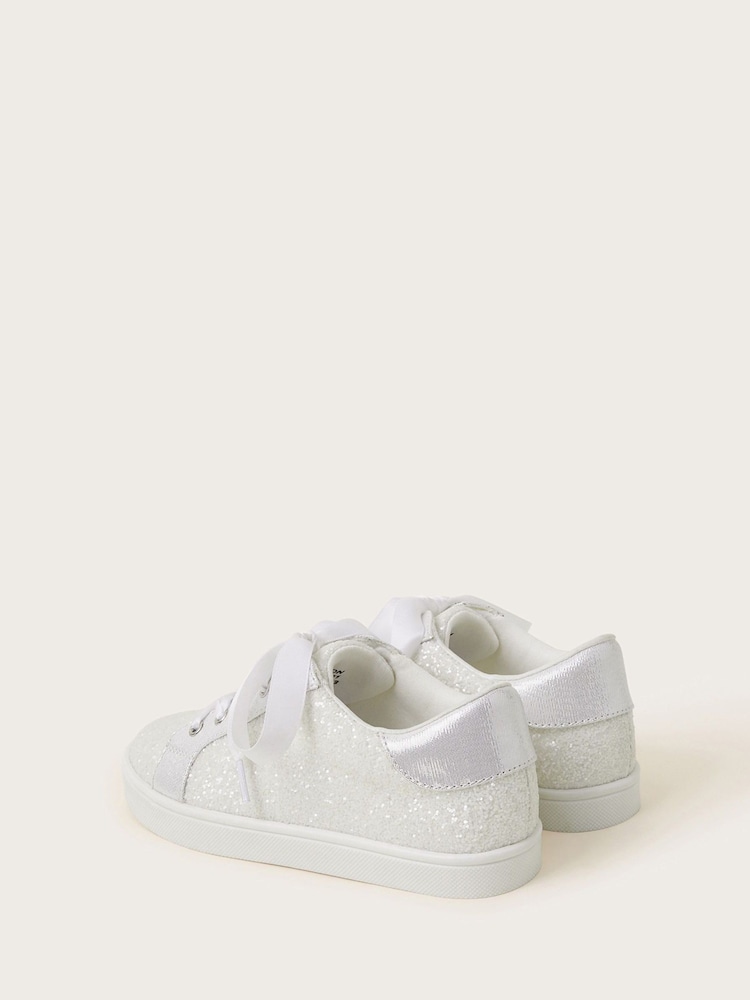 Monsoon Natural Glitter Trainers - Image 2 of 2