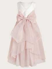 Monsoon Pink Olivia Organza Bridesmaid Dress - Image 2 of 4