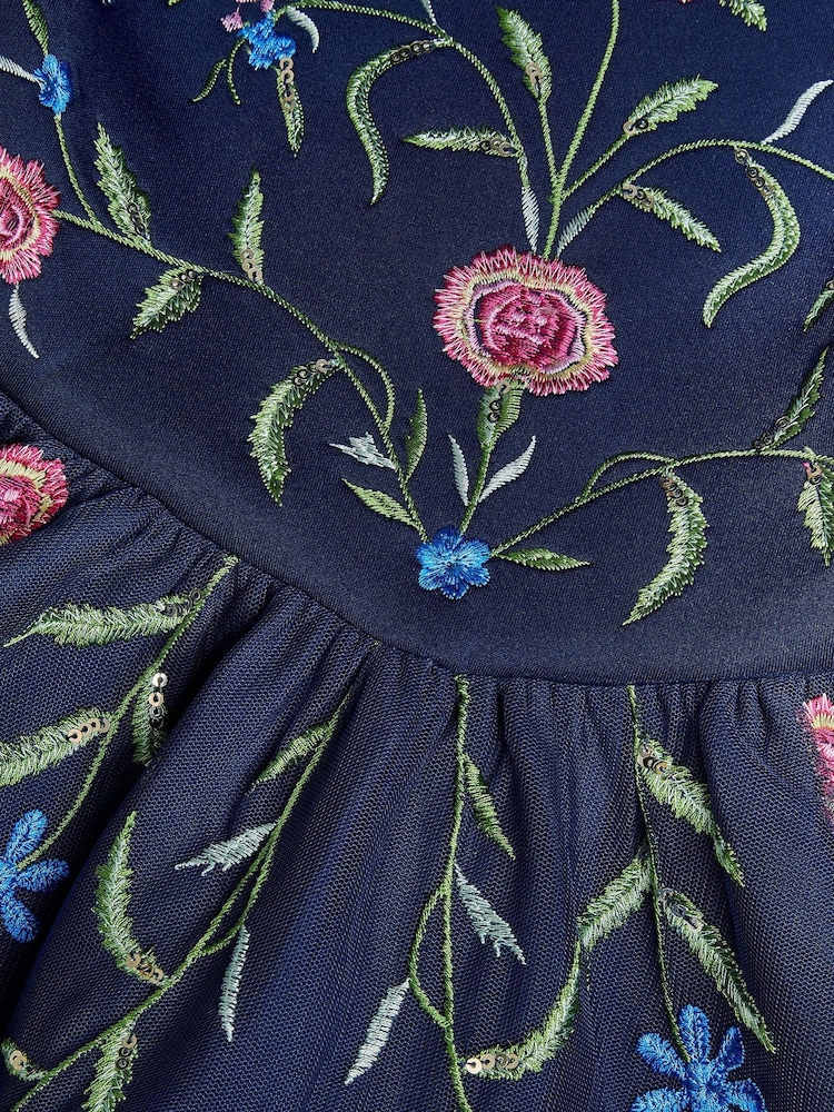 Monsoon Neoprenkleid, Bestickt, Floral - Bild 4 von 4 Monsoon Neoprenkleid, Bestickt, Floral - Bild 4 von 4