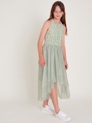 Monsoon Hayley Halter Lace Prom Dress - Imagen 1 de 4
