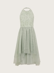 Monsoon Hayley Halter Lace Prom Dress - Imagen 2 de 4